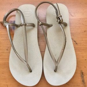 Havaianas flip flops w/blackstrap